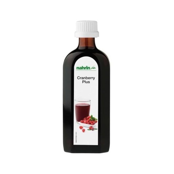 Nahrin tőzegáfonya (Cranberry Plus) plusz ital koncentrátum kamilla és boróka kivonattal 250ml